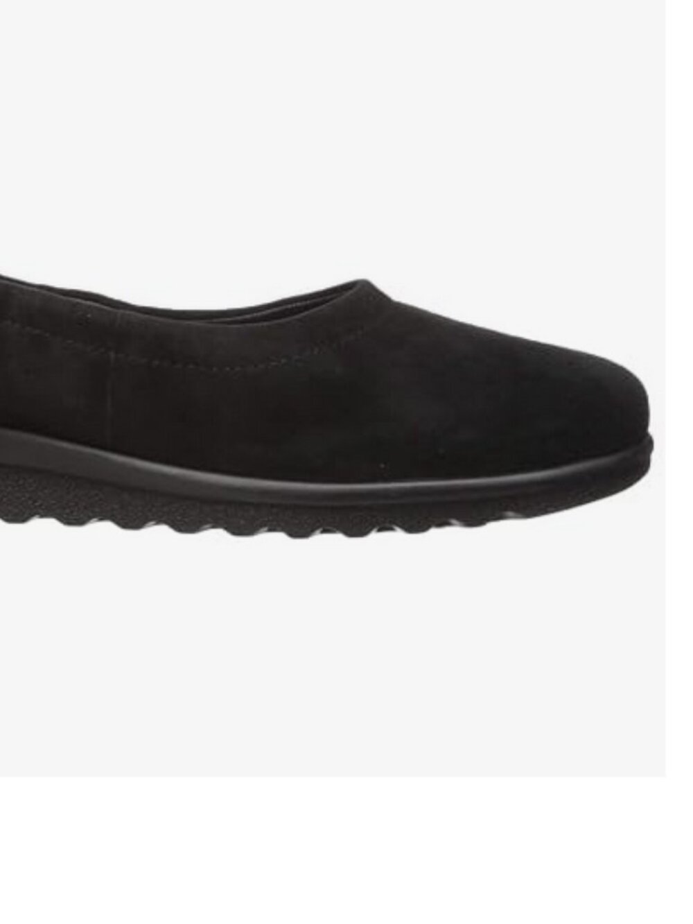 ROCKPORT Black Suede True Flex Ballet Flats